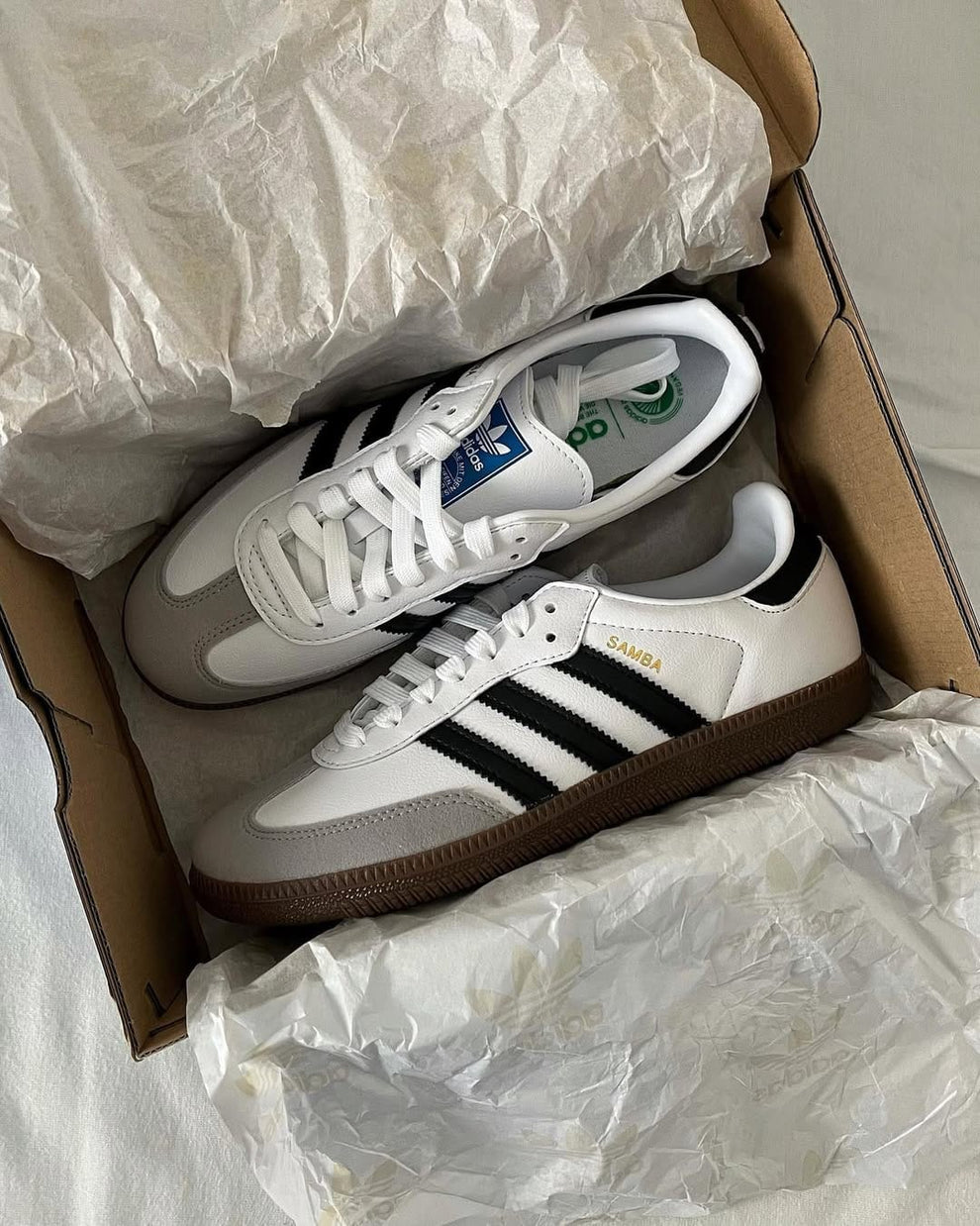 Adidas Samba Og Cloud White Black