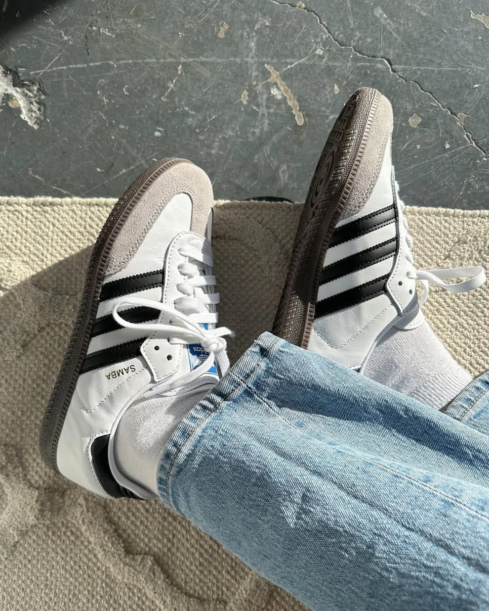 Adidas Samba Og Cloud White Black