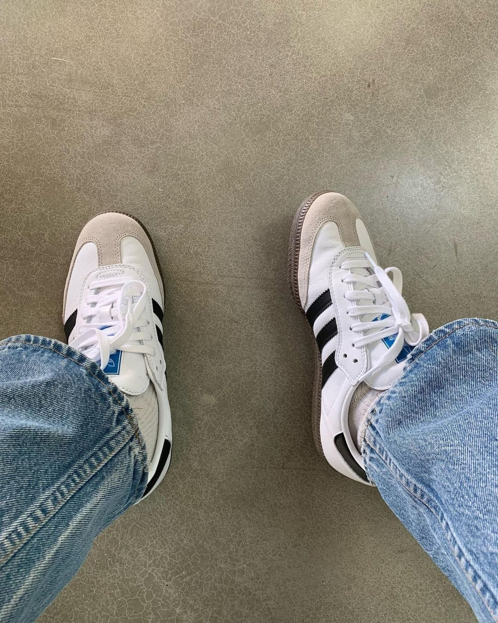 Adidas Samba Og Cloud White Black