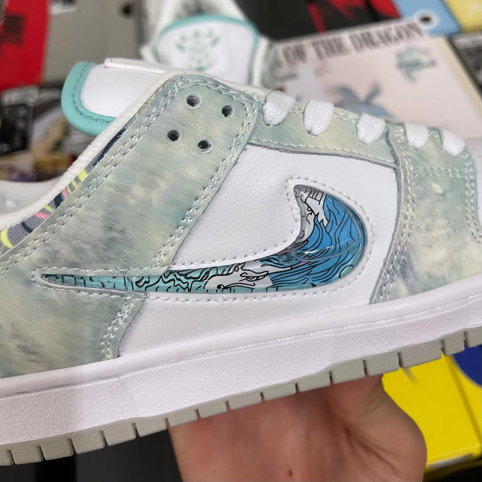 Nike SB Dunk Low Year of the Dragon Steam Puppet - Side View